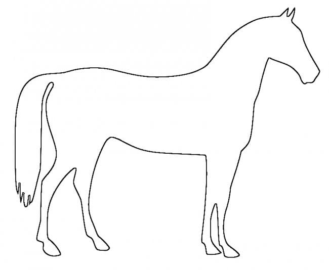 Horse Template Animal Templates