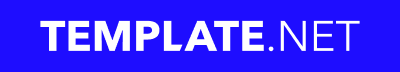 Template.net correct logo on white and blue background