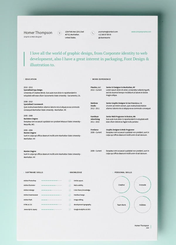 ... download simple resume template would be a handy choice. Itâ€™s neat