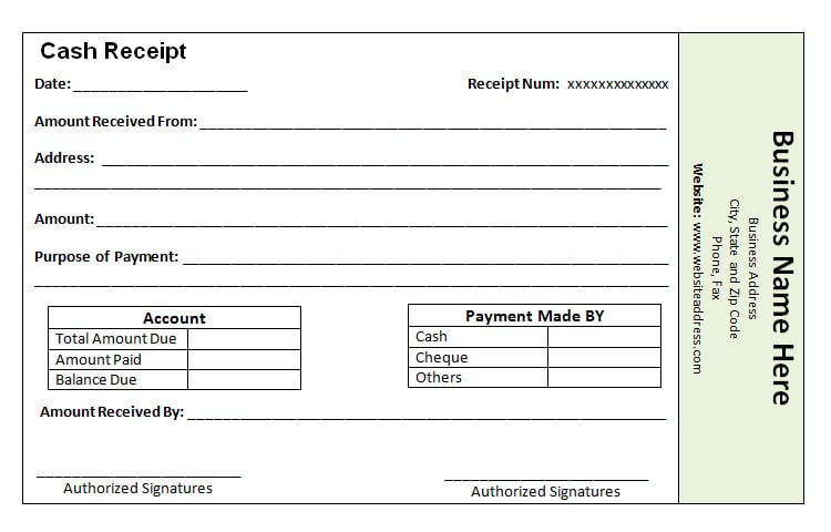 8 Free Payment Receipt Templates & Samples | Free & Premium Templates