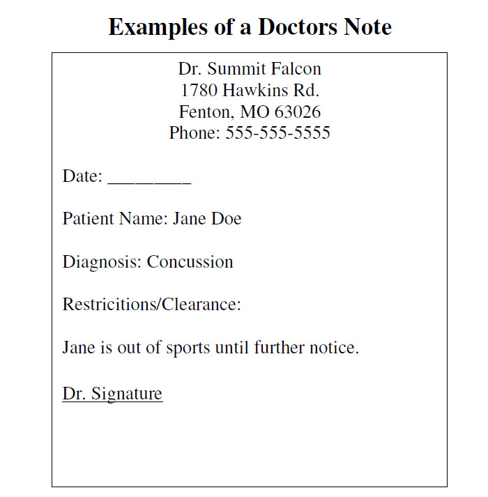 Free Templates For Doctors Notes