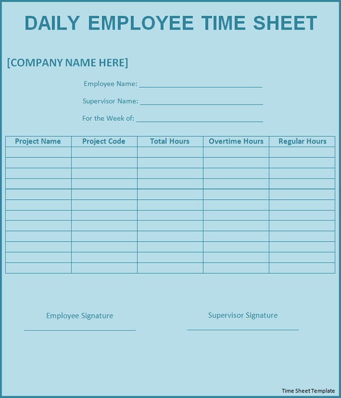 Office Timesheets Free