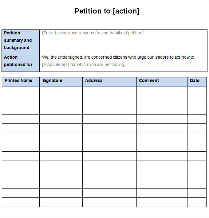 printable-petition-form-template